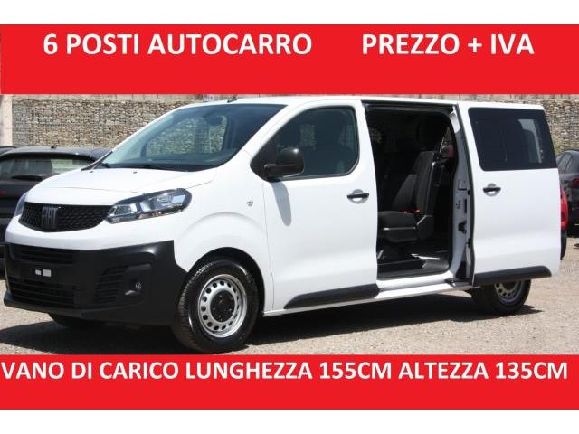 FIAT SCUDO 1.5 BlueHDi 120CV 6 POSTI Doppia cabina Mobile