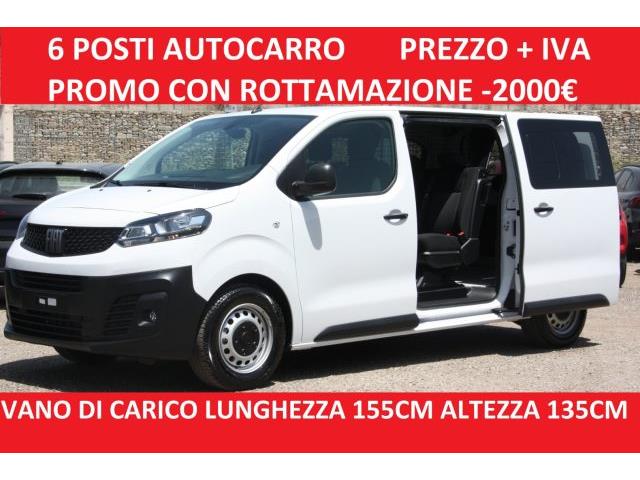 FIAT SCUDO 1.5 BlueHDi 120CV 6 POSTI Doppia cabina Mobile