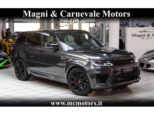 LAND ROVER RANGE ROVER SPORT HST P400 AWD|BLACK PACK|TETTO|MERIDIAN|CAMERA|FULL