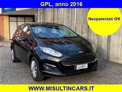 FORD FIESTA 1.4 5 porte Bz.- GPL Black & White Edition