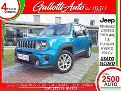 JEEP RENEGADE 4XE Renegade 1.3 T4 190CV PHEV 4xe AT6 Limited