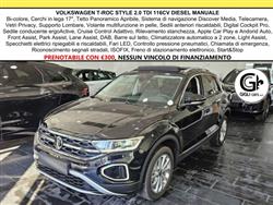 VOLKSWAGEN T-Roc Style C.17" Tetto Apribile Led Navi PDC Camera TDI