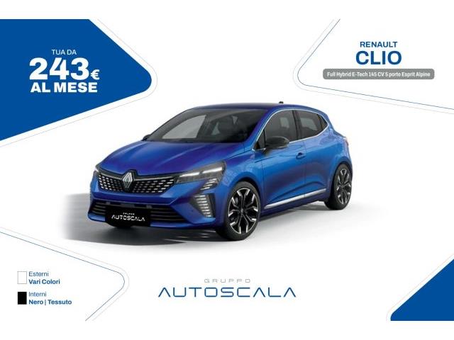 RENAULT NEW CLIO E-TECH FULL HYBRID Full Hybrid E-Tech 145 CV 5 porte Esprit Alpine