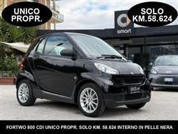 SMART FORTWO 800 Cdi PASSION UNICO PROPR+SOLO KM. 58.624+INT.PE