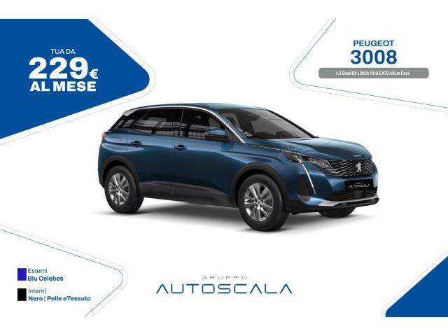 PEUGEOT 3008 1.5 BlueHDi 130CV S&S EAT8 Allure Pack