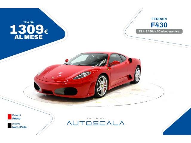 FERRARI F430 F1 490cv / Carboceramica / Scudetti / Cronologia