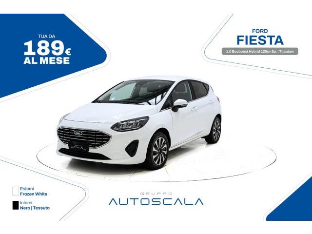 FORD FIESTA 1.0 Ecoboost Hybrid 125 CV 5 porte Titanium