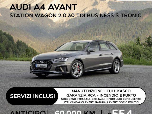 AUDI A4 AVANT NOLEGGIO LUNGO TERMINE 30 TDI S tronic Business