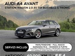 AUDI A4 AVANT NOLEGGIO LUNGO TERMINE 30 TDI S tronic Business