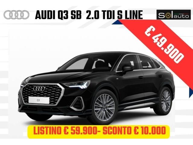 AUDI Q3 Sportback 35 2.0 tdi S line edition s-tronic